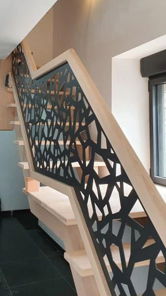 Escalier bois métal